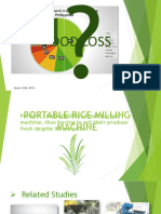 Mini Portable Rice Milling Machine