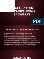 L9 Pagsulat NG Replektibong Sanaysay