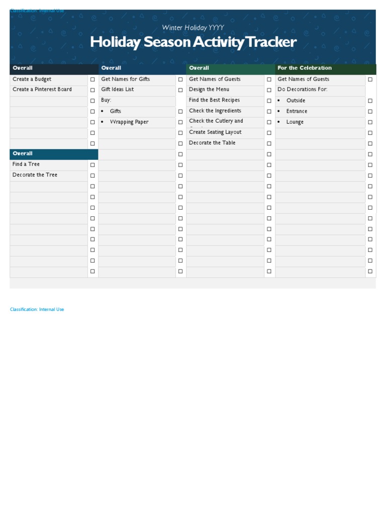Winter Holiday Schedule | PDF