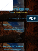 CO5.1.1 Exogenic Processes. Weathering