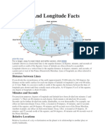 Latitude and Longitude Facts: Distance Between Lines