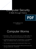 Computer Security: A Walk Through History