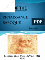 Renaissance Baroque: Periods
