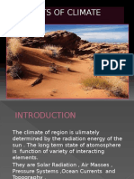 Elements of Climate: Solar Radiation, Temperature, Pressure Systems & More