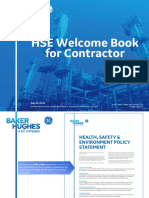 HSE Welcome Book For Contractor