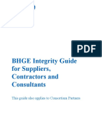 BHGE Integrity Guide For Suppliers - 0