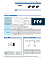 Surface Mount Type CS, CT, CX: Conductive Polymer Aluminum Electrolytic Capacitors