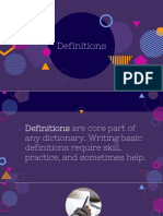 Definitions