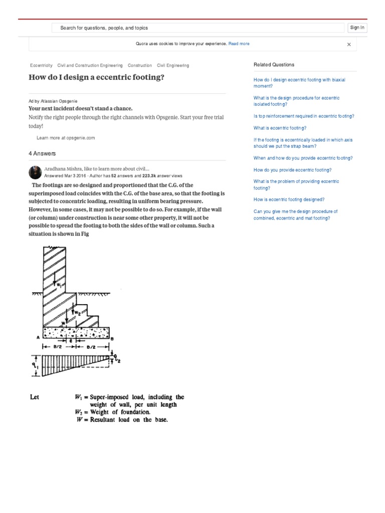 Eccentric Footing Design Guide | PDF | Beam (Structure) | Deep Foundation