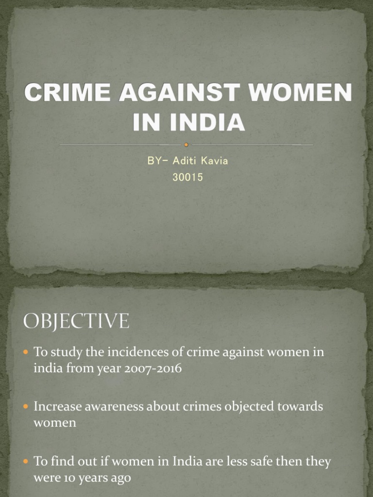 Crime Against Women in India | PDF | Domestic Violence | Violence