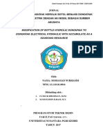 Modification of Bottle Hydrolic Dongkrak To Dongkrak Electrical Hydraulic With Accumulate As A Sourcing Resource