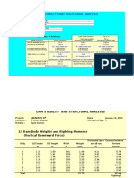 DAM STABILITY ANALYSES FOR ABERAWAN SIP PROJECT