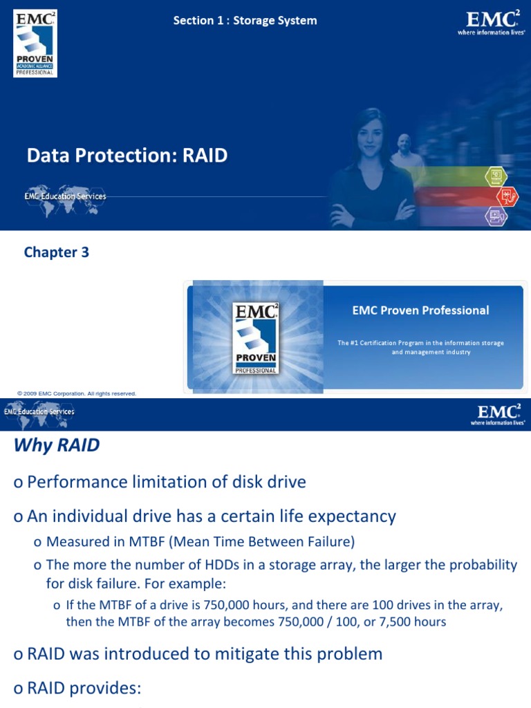 Data Protection: RAID: Section 1: Storage System | PDF | Hard Disk ...