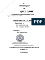 Quiz Game: Information Technology