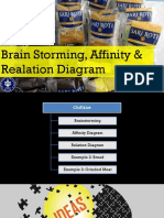 Brainstorming, Affinity & Relation Diagram Techniques