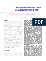 preconditiones methods dor turbulence models