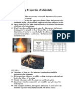 Fire Resisting Properties of Materials:: Concrete