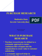 Purchase Research: Shailendra Rana Invertis University, Bareilly