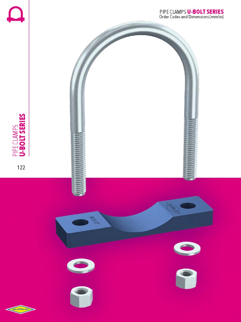 Pipe Clamps UBolt Series PDF Galvanization Pipe (Fluid Conveyance)