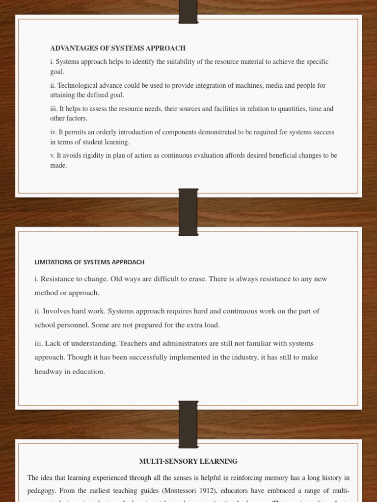 Benefits and Challenges of Multisensory Learning | PDF | Multimedia ...