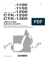 CTK-1100 CTK-1150 CTK-1200 CTK-1250 CTK-1300: User'S Guide Guía Del Usuario