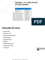 CRM in Banking - A Case Study of ICICI Bank: Name of The Students Roll No