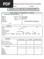 Demande de Pension CNSS Tunisie 2024 | PDF | Retraite | Travail