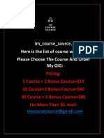 Courses Names PDF