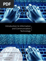 Introduction To Information and Communication Technology