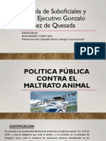 Politica Pública Contra El Maltrato Animal