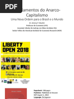 Anarcho-Capitalismo Apresenta o No Liberty Open 9 de Agosto de 2018