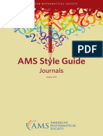 AMS Style Guide