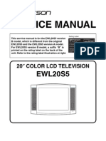 3744643 Emerson Service Manual LCD TV EWL20S5 B