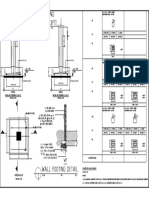 Column-Footing DETAIL (C1F1/C2F1) : Scale 1:25 MTS