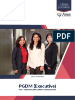 Pgdm Executive Brochure Nmims Hyderabad 2019