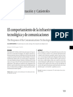 Dossier Información y Catástrofes: The Response of The Communications Technological Infrastructure