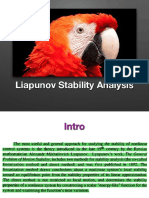 Liapunov Stability Analysis