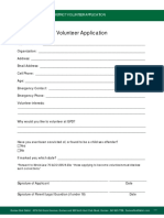 GPD Volunteer Application
