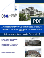 Informe de Avance N°17-Al 30-04-17