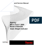 Operating and Service Manual: Ramsey Micro-Tech Model 3100/3200