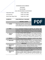 Preinforme 4 Proteinas