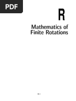 Mathematics of Finite Rotations