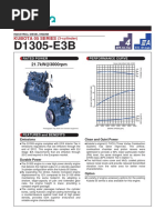 Kubota 05 Series d1305 E3b Specifications