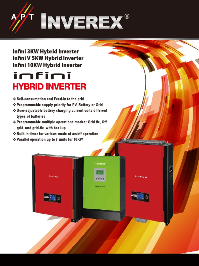 Infinisolar 3kw-V 5kw-10kw DM | PDF | Power Inverter | Alternating Current
