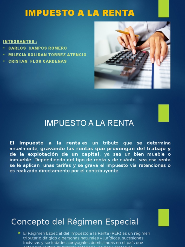 Impuesto A La Renta | PDF | Impuesto sobre la renta | Impuestos