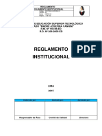 Reglamento Institucional - BANINI PDF