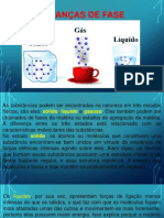 Mudanças de fase da matéria