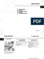 Engine Operation: 3.1 Commissioning 3.2 Starting 3.3 Monitoring Systems 3.4 Stopping 3.5 Operating Conditions