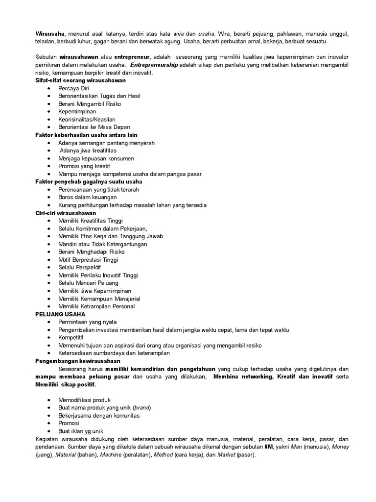 Wirausaha 1 Pdf