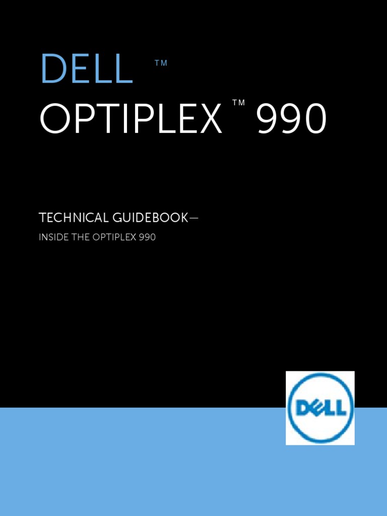Dell 990 Technical Guidebook | PDF | Windows 7 | Electrical Connector